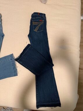 Dark Blue Women's 7 for All Mankind Dojo Jeans